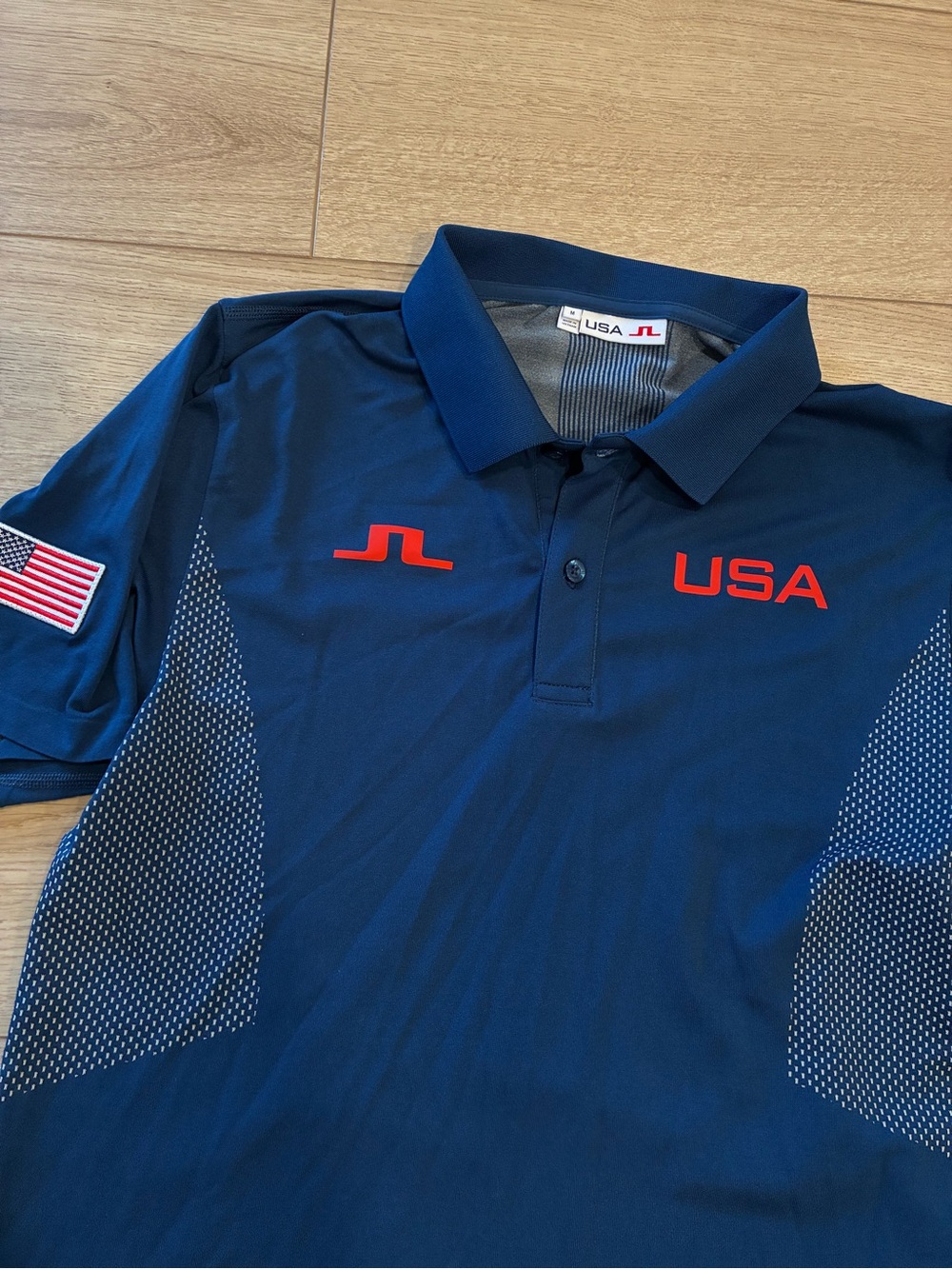 J.Lindeberg Men’s Arnaud Seamless Golf Pickleball Polo USA Size M